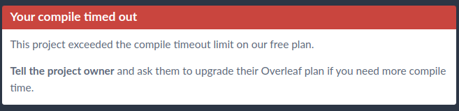 overleaf timed out error message